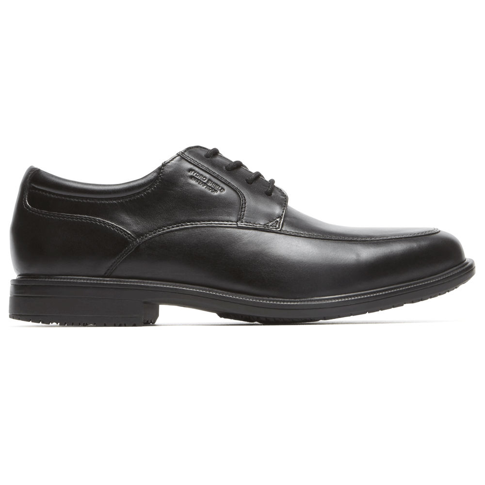 Rockport Singapore Mens Dress Shoes - Essential Details II Apron Toe Black - JV1702398